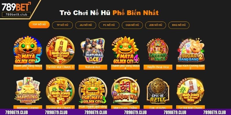 Slot game phần thưởng Jackpot khủng