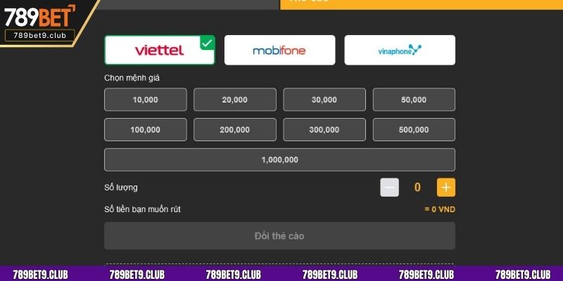 Người chơi tại 789BET có thể thực hiện nạp rút một cách dễ dàng